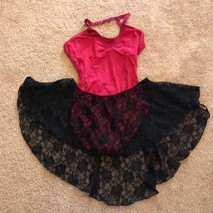 Lace ballet skirt